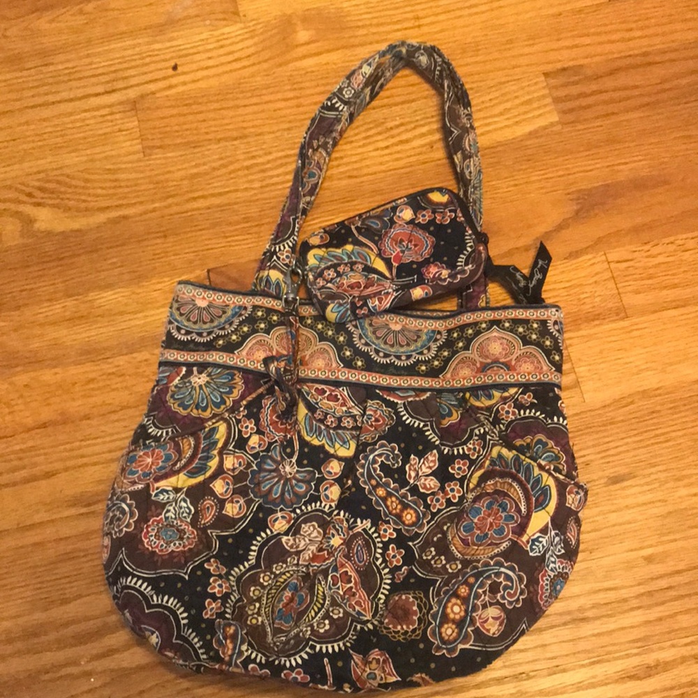 Vera Bradley tote and matching change purse